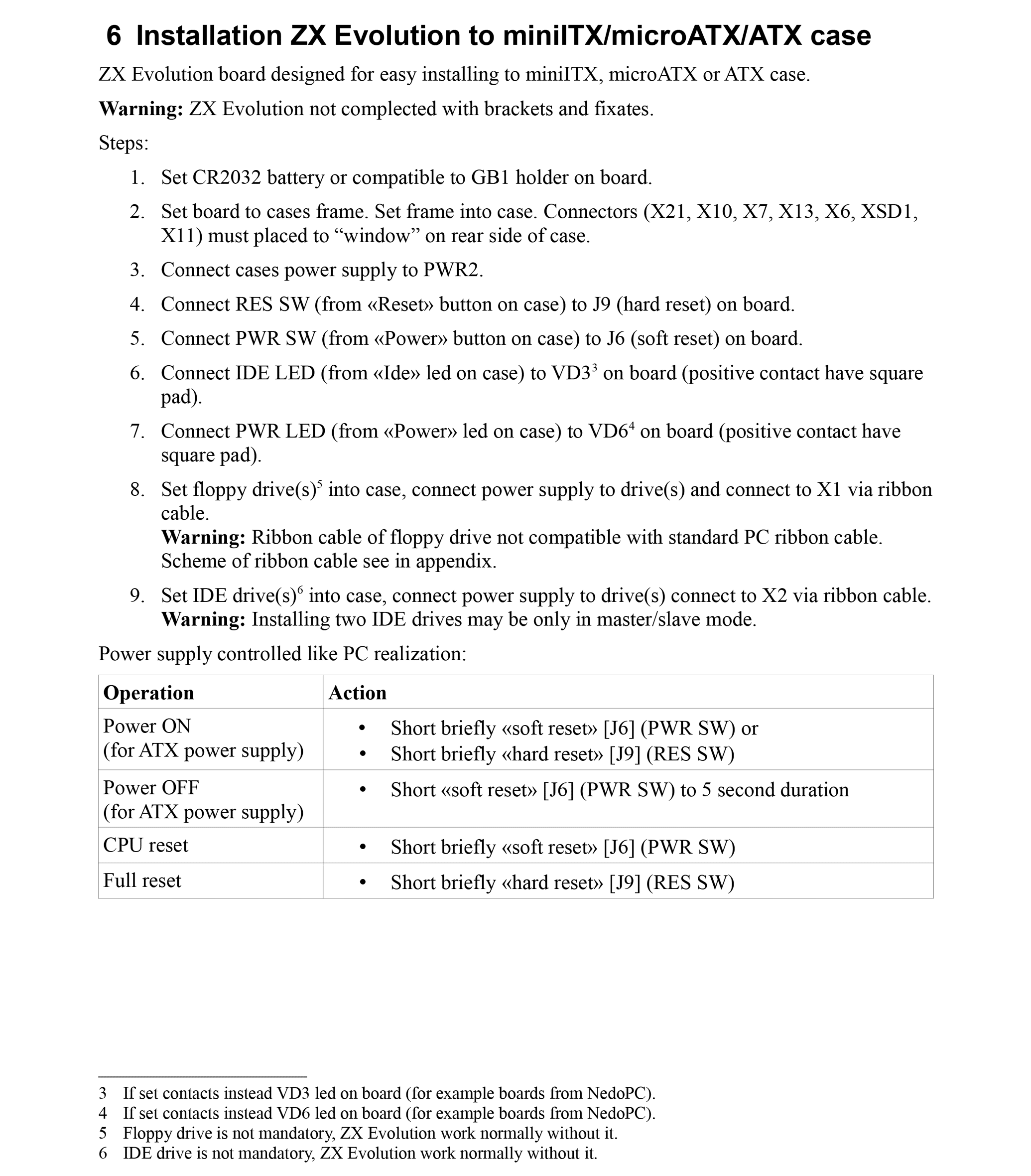 ZX Evolution - User Manual - Page 13